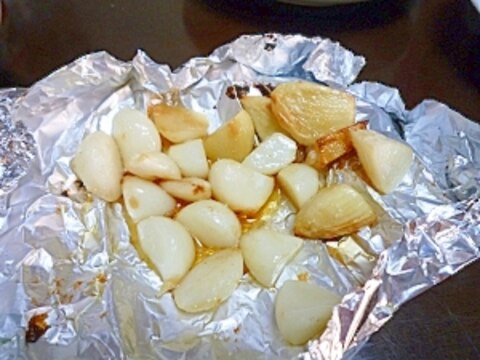 家族ではまってます!簡単のにんにくのホイル焼き